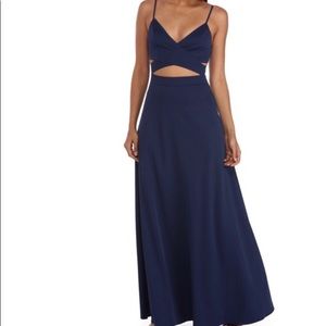Roxanne Navy across Front Dress